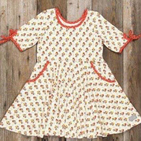 Eleanor Rose Golden Apples Hadlee Dress - Picture 1 of 6
